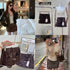 Ladies Animal Print Mini Skorts